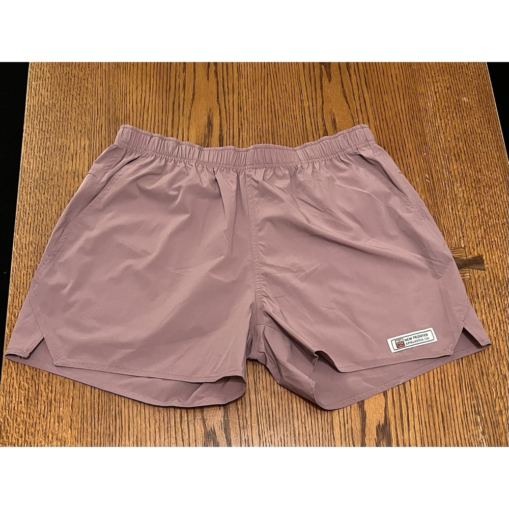 New Frontier Women's Journey Tech 3.5" Shorts (Mulberry) Size L